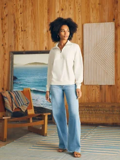Beach Fleece Quarter Zip -*Faherty Brand Discount