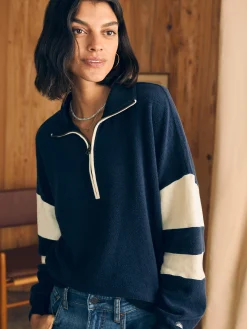 Beach Fleece Quarter Zip -*Faherty Brand New