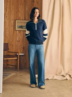 Beach Fleece Quarter Zip -*Faherty Brand New