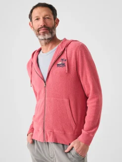 Beach Fleece Zip Hoodie -*Faherty Brand Sale