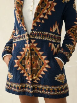 B.YELLOWTAIL Lodge Cardigan -*Faherty Brand