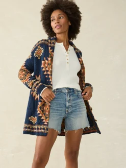 B.YELLOWTAIL Lodge Cardigan -*Faherty Brand