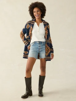B.YELLOWTAIL Lodge Cardigan -*Faherty Brand