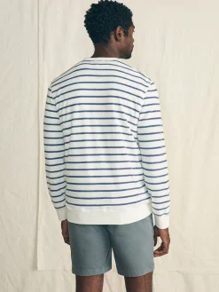 Cabana Towel Terry Crewneck -*Faherty Brand Sale
