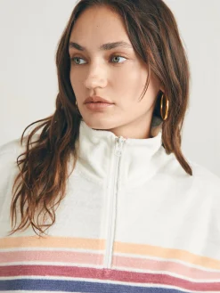 Cabana Towel Terry Quarter Zip -*Faherty Brand Online