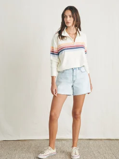 Cabana Towel Terry Quarter Zip -*Faherty Brand Online