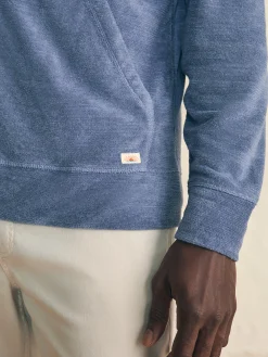 Cabana Towel Terry Zip Hoodie -*Faherty Brand Clearance