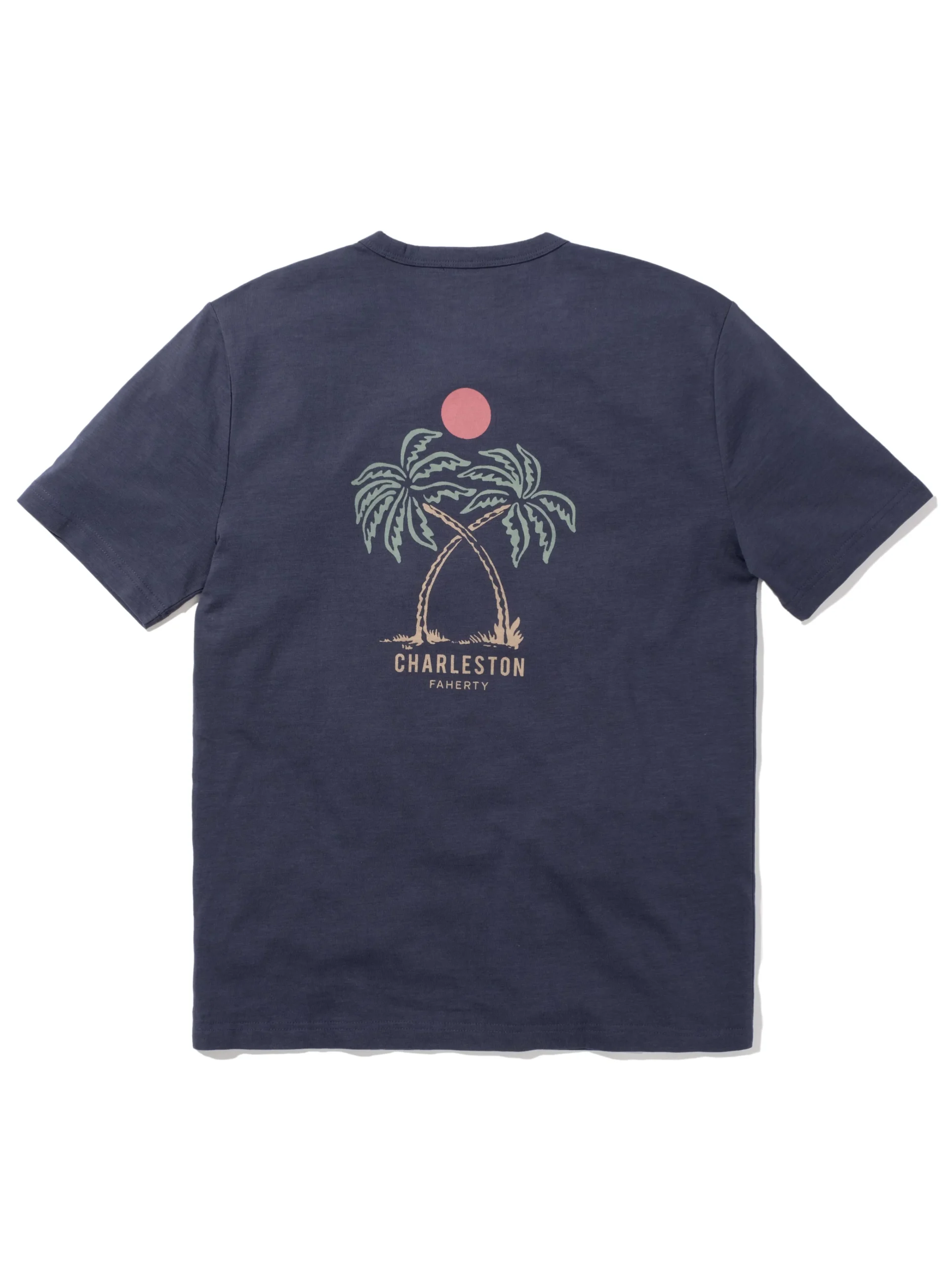Charleston Short-Sleeve Crew T-Shirt -*Faherty Brand Outlet