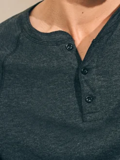 Cloud Cotton Long-Sleeve Henley (Tall) -*Faherty Brand Online