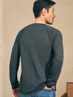 Cloud Cotton Long-Sleeve Henley (Tall) -*Faherty Brand Online