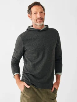 Cloud Cotton Reversible Hoodie -*Faherty Brand New