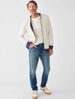 Cloud Cotton Reversible Zip Hoodie -*Faherty Brand Sale