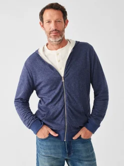 Cloud Cotton Reversible Zip Hoodie -*Faherty Brand Sale