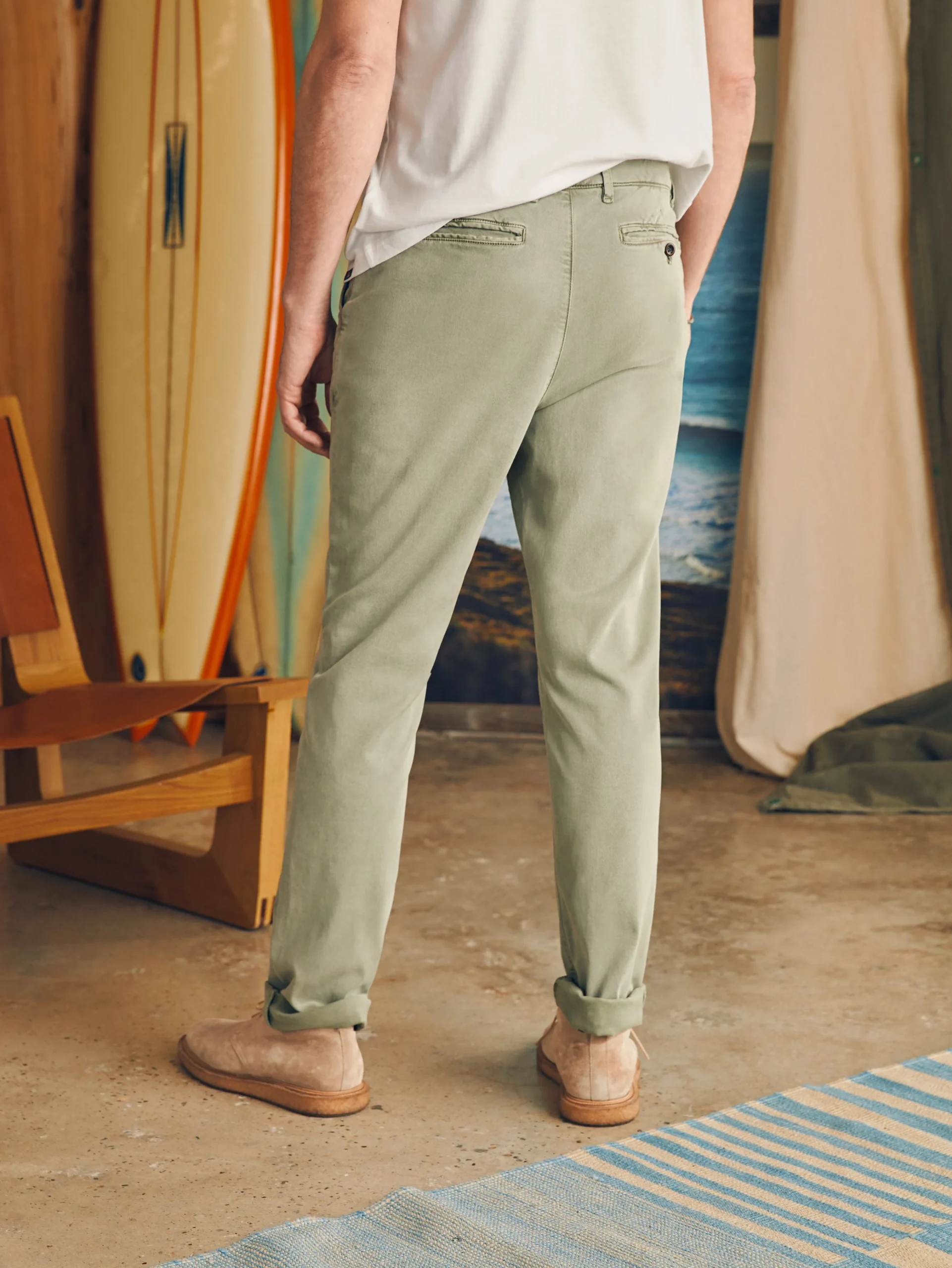Coastline Stretch Chino (32" Inseam) -*Faherty Brand Discount