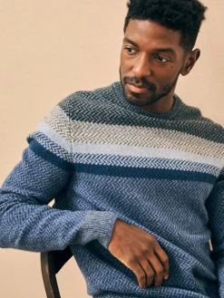 Donegal Ombre Crew -*Faherty Brand Online