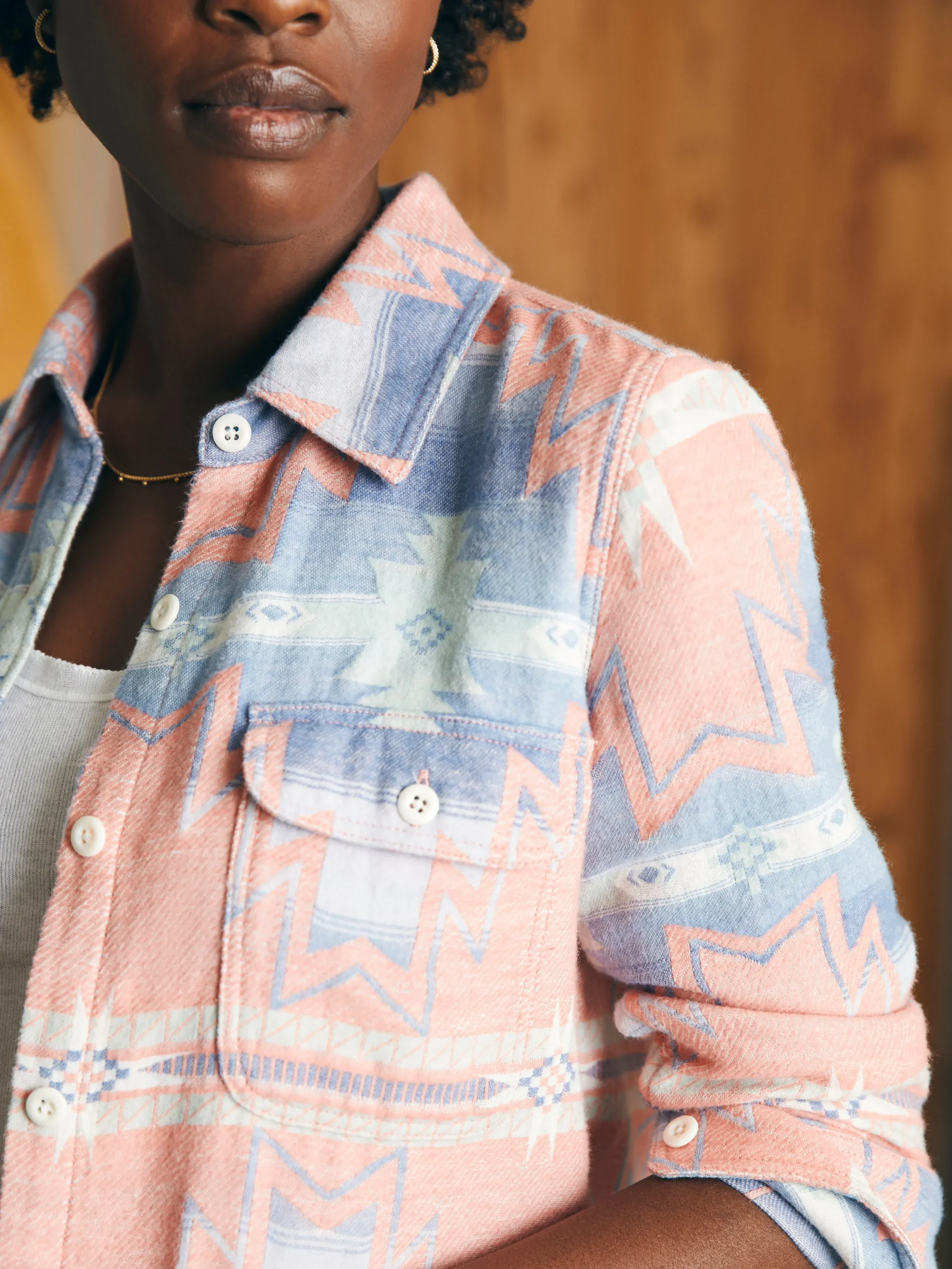 Doug Good Feather Daly Shirt -*Faherty Brand Hot