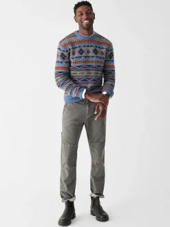Doug Good Feather Fair Isle Sweater -*Faherty Brand Best