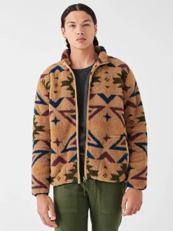 Doug Good Feather High Pile Fleece Full Zip -*Faherty Brand Discount