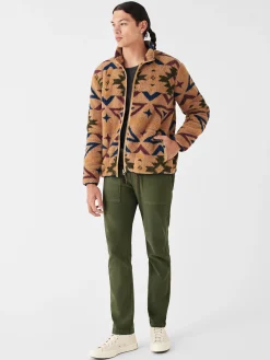 Doug Good Feather High Pile Fleece Full Zip -*Faherty Brand Discount