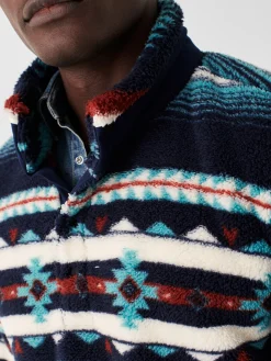 Doug Good Feather High Pile Fleece Popover -*Faherty Brand Outlet