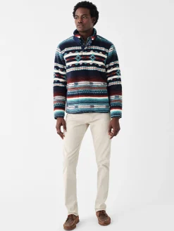 Doug Good Feather High Pile Fleece Popover -*Faherty Brand Outlet