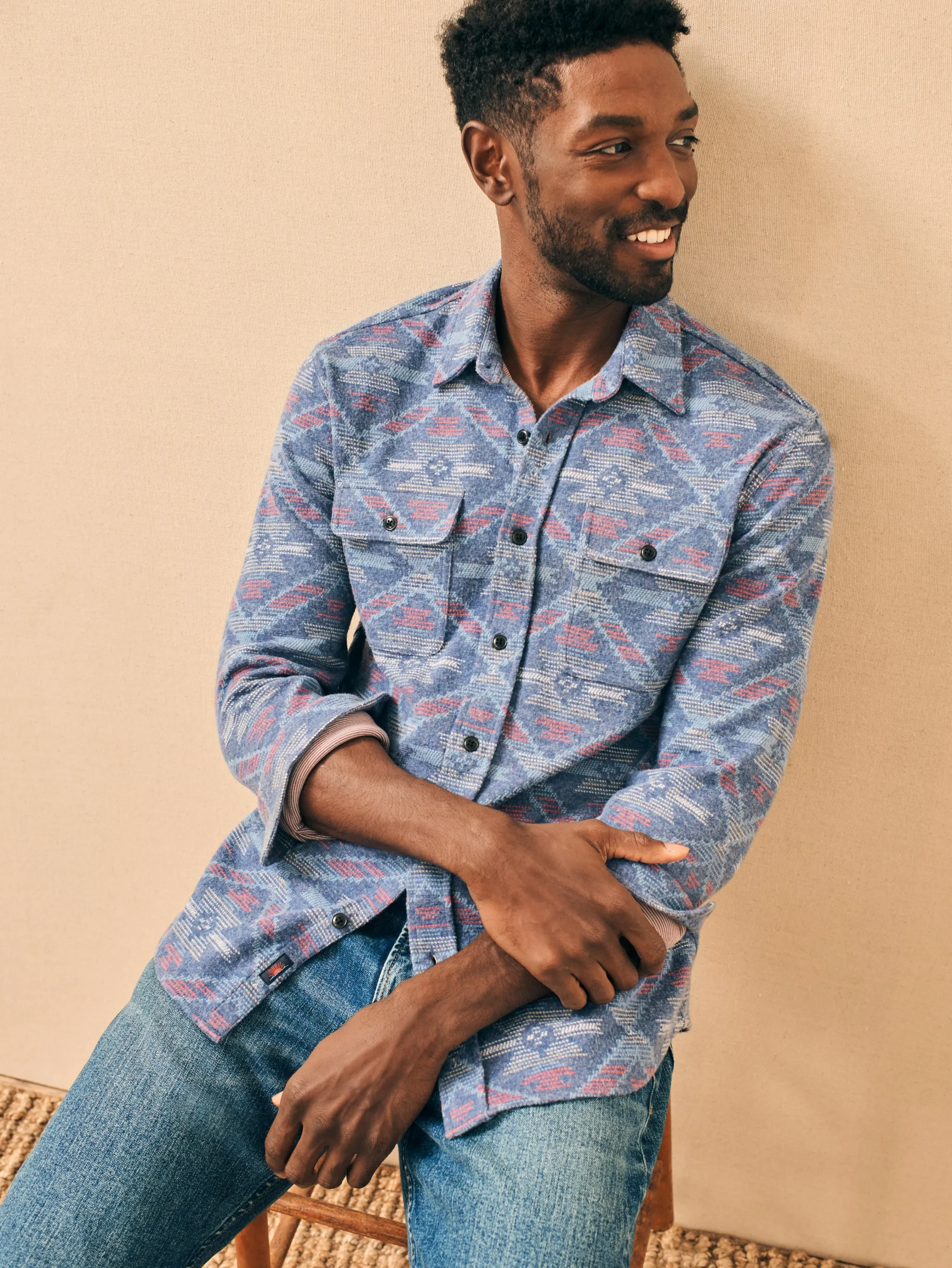 Doug Good Feather Legend™ Sweater Shirt -*Faherty Brand Outlet