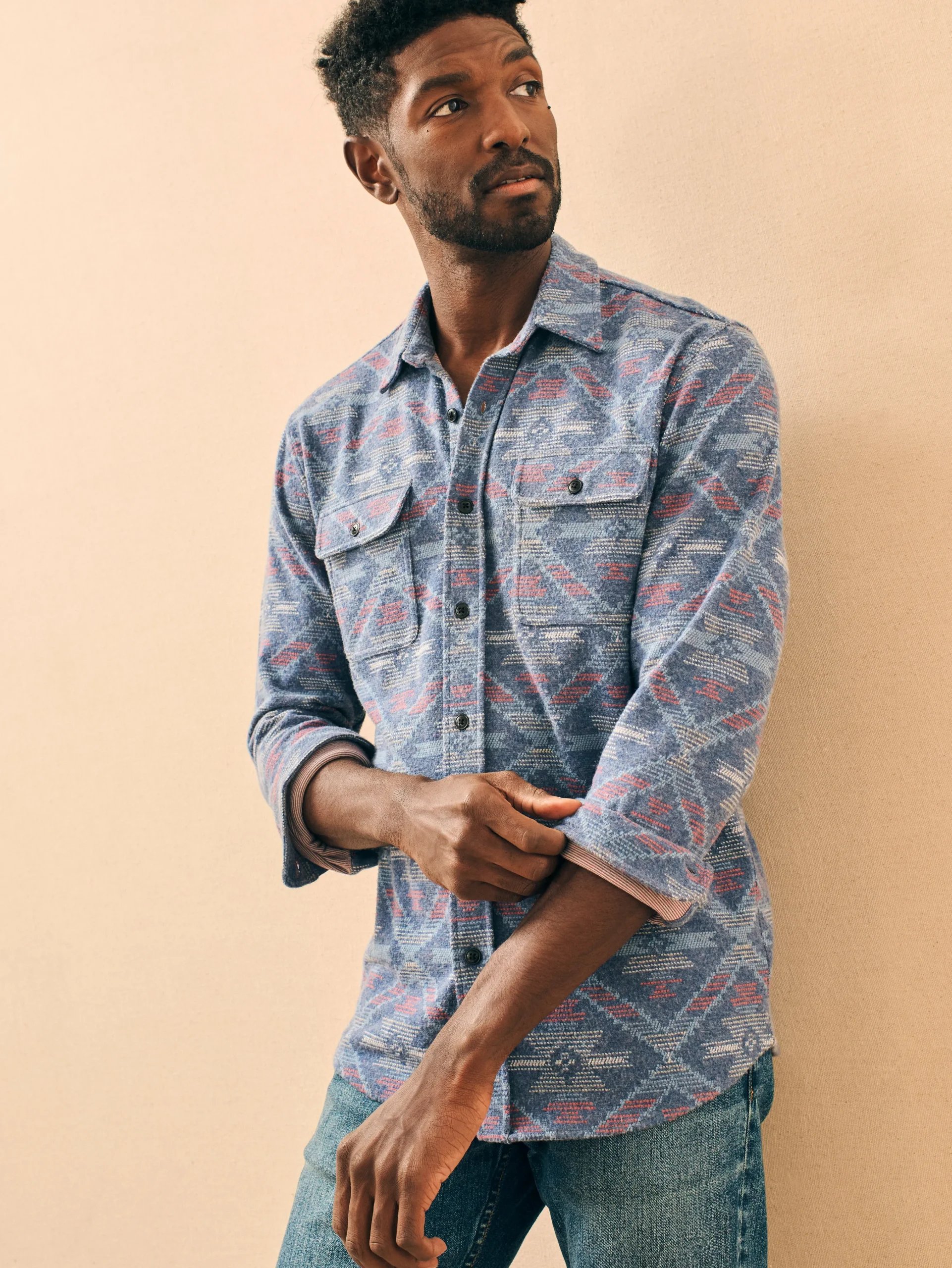 Doug Good Feather Legend™ Sweater Shirt -*Faherty Brand Outlet