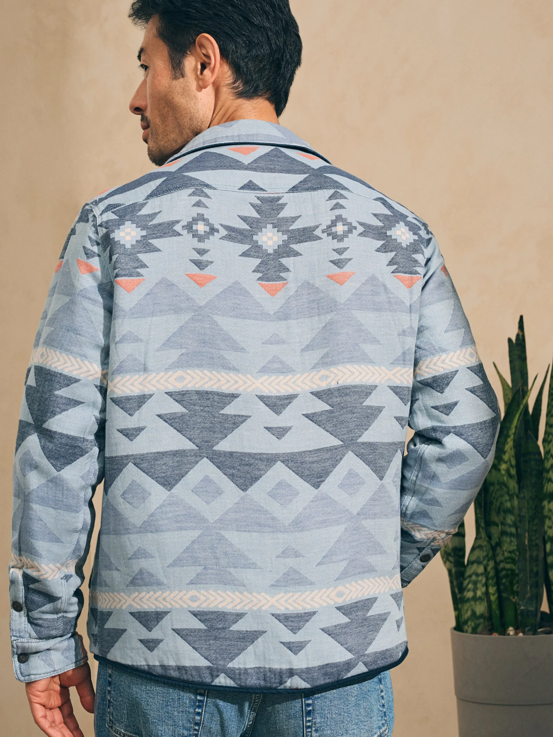 Doug Good Feather Reversible Bondi Jacket -*Faherty Brand