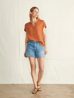 Dream Cotton Gauze Desmond Top -*Faherty Brand Outlet