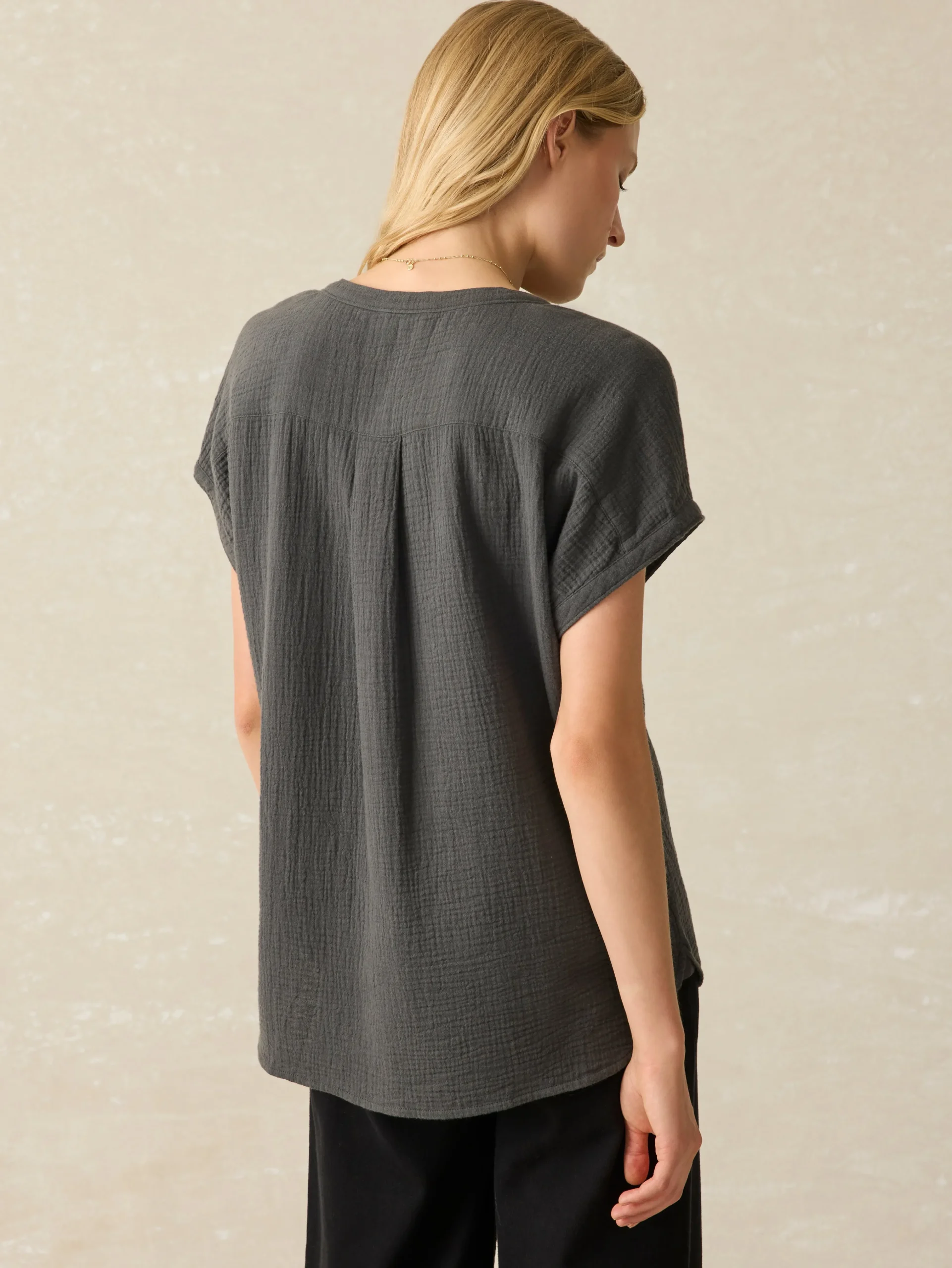 Dream Cotton Gauze Desmond Top -*Faherty Brand Outlet