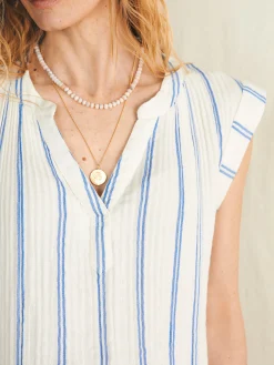 Dream Cotton Gauze Dylan Top -*Faherty Brand Discount