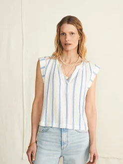 Dream Cotton Gauze Dylan Top -*Faherty Brand Discount
