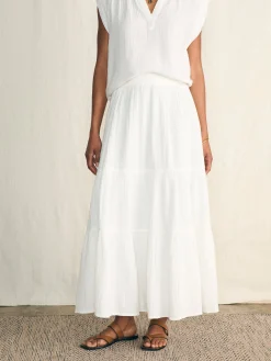 Dream Cotton Gauze Valentina Skirt -*Faherty Brand Discount