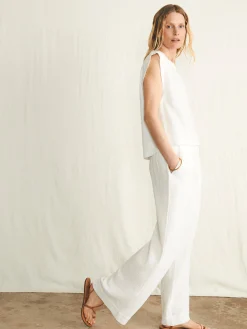 Dream Cotton Gauze Wide Leg Pant -*Faherty Brand Hot