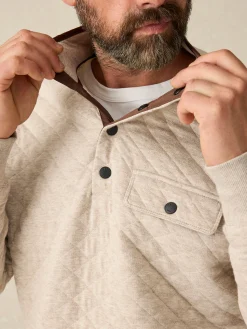 Epic Quilted Fleece Pullover -*Faherty Brand Outlet