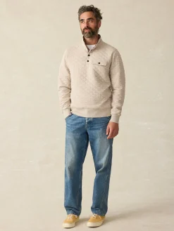 Epic Quilted Fleece Pullover -*Faherty Brand Outlet