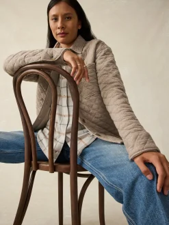 Epic Quilted Fleece Shirt Jacket -*Faherty Brand Hot