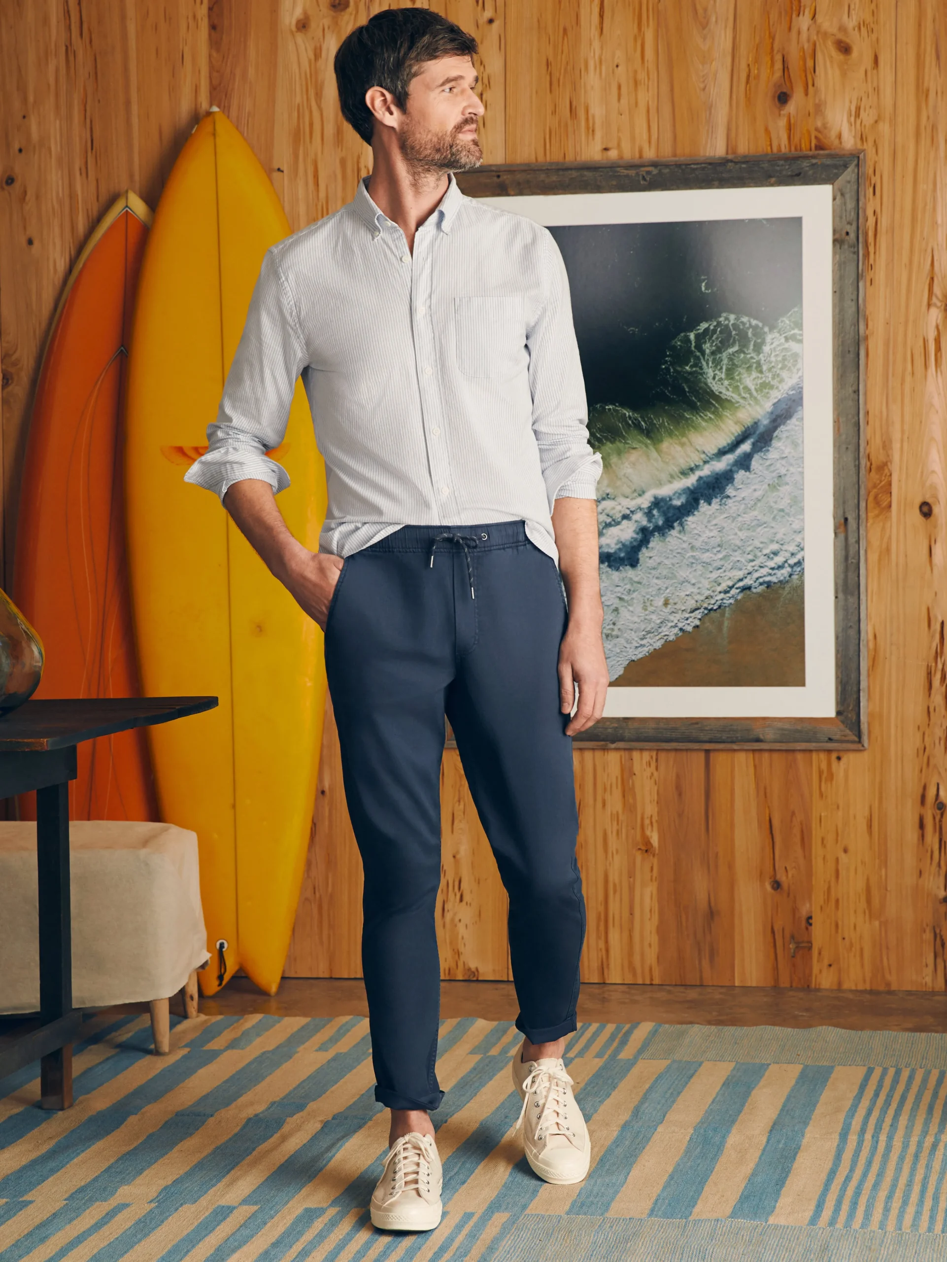 Essential Drawstring Pant -*Faherty Brand Clearance