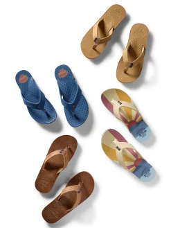Faherty X REEF Men's Draftsmen Flip Flop -*Faherty Brand Hot