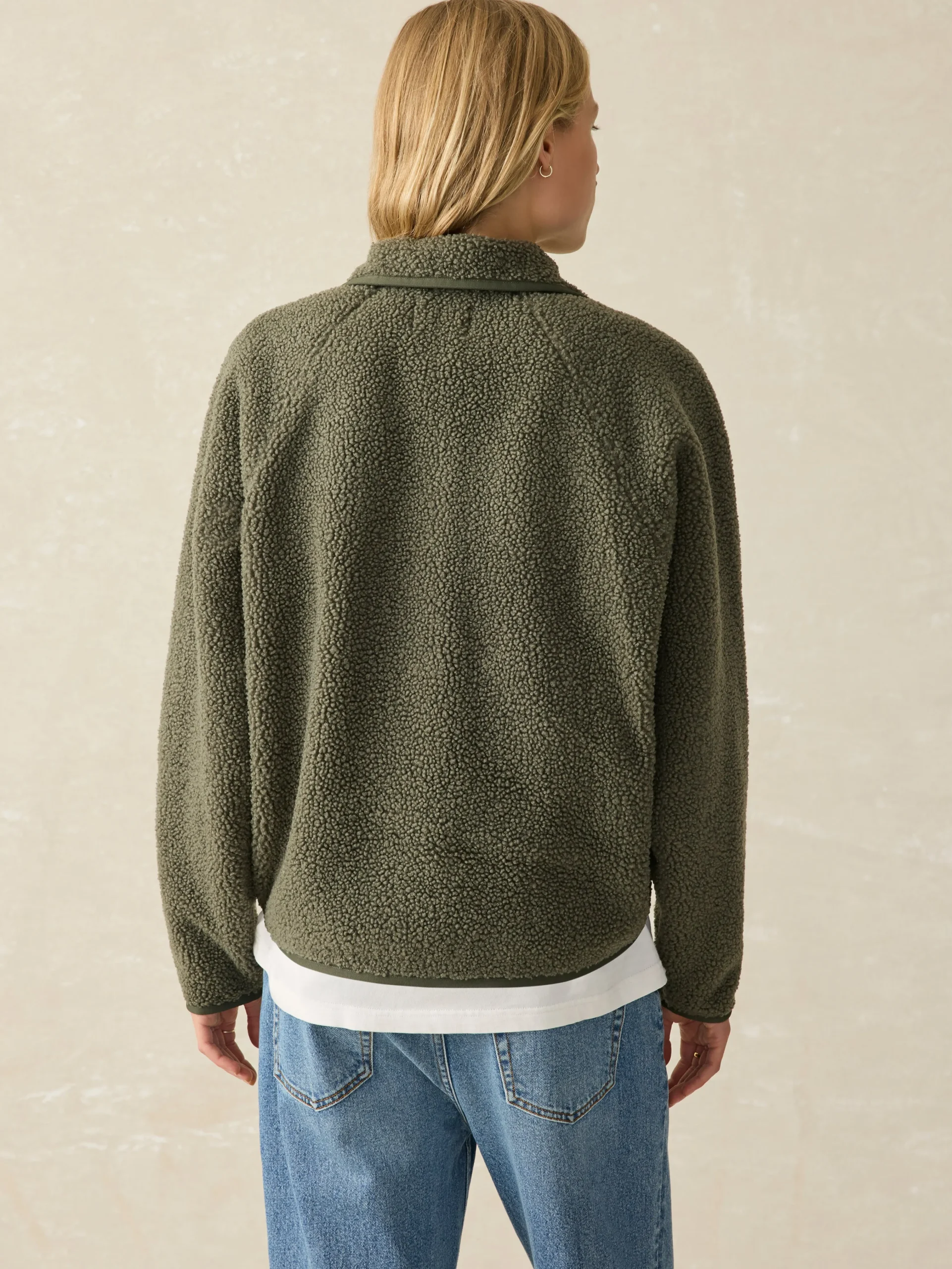 Fireside Fleece Popover -*Faherty Brand