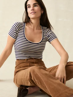 Freestyle Rib Knit Tee -*Faherty Brand Outlet