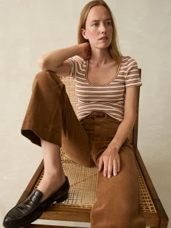 Freestyle Rib Knit Tee -*Faherty Brand Best