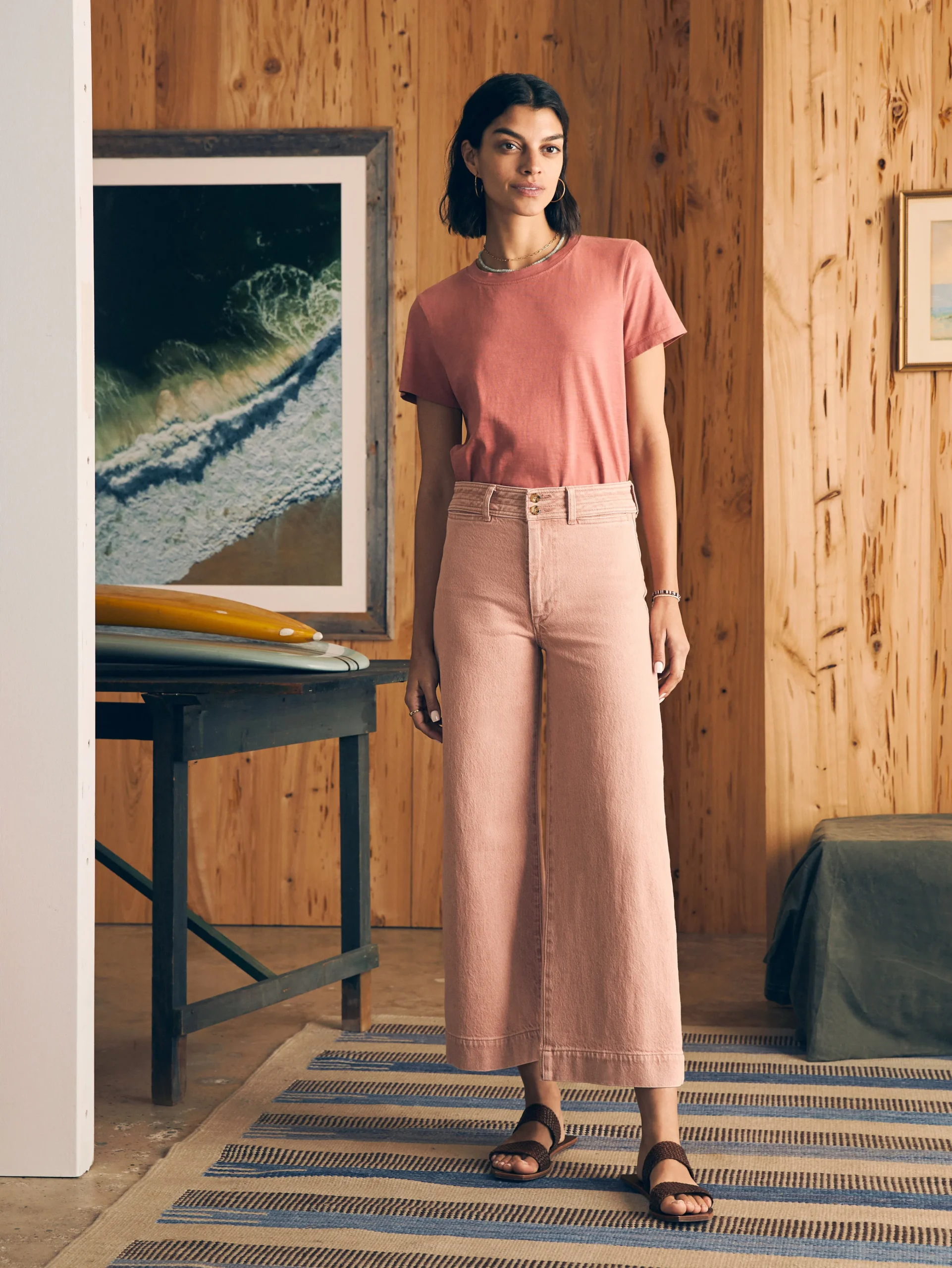 Harbor Crop Jean -*Faherty Brand