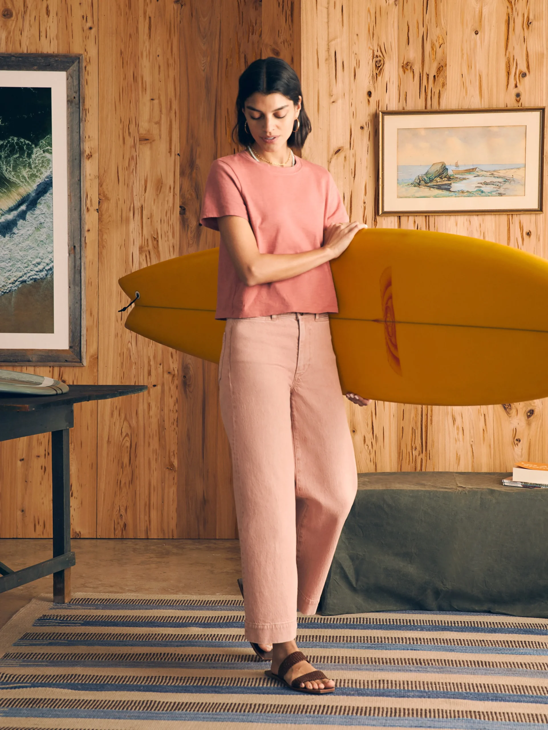 Harbor Crop Jean -*Faherty Brand