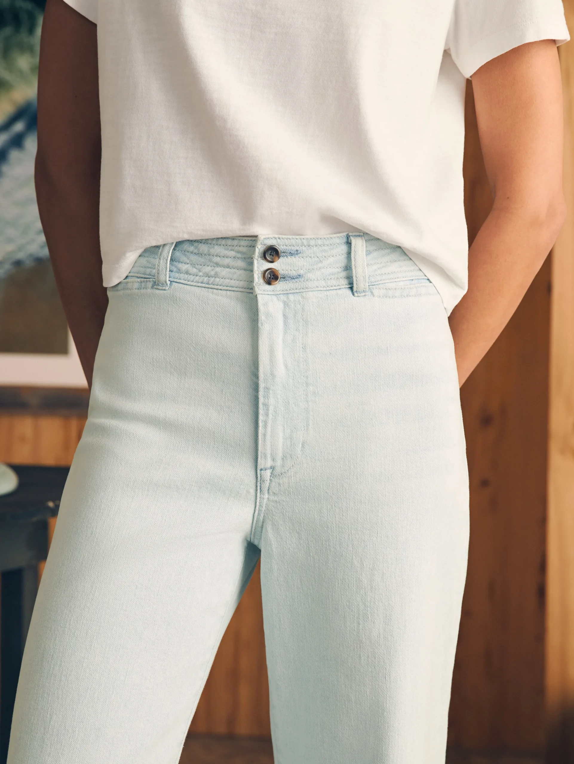 Harbor Crop Jean -*Faherty Brand Online