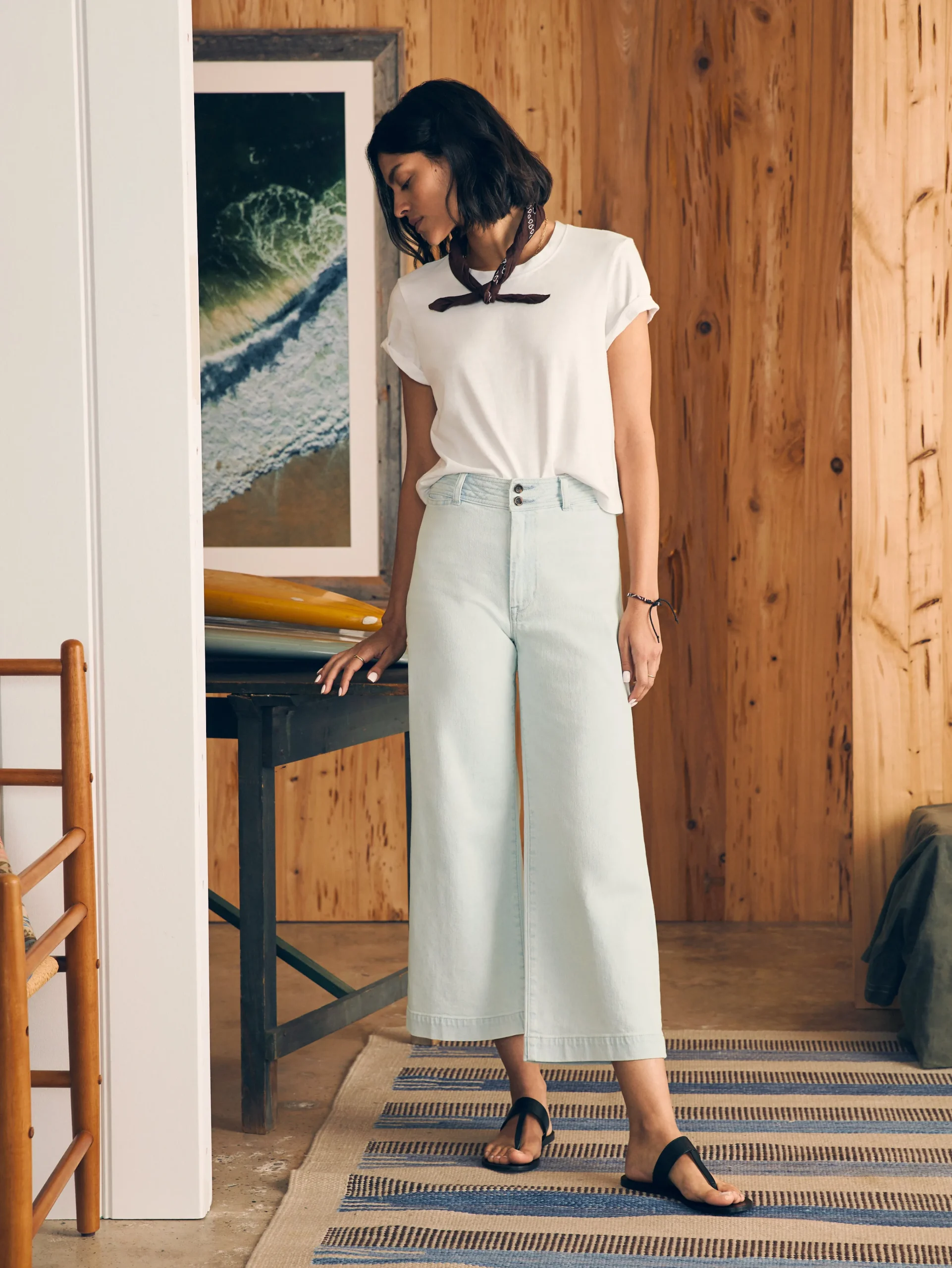 Harbor Crop Jean -*Faherty Brand Online