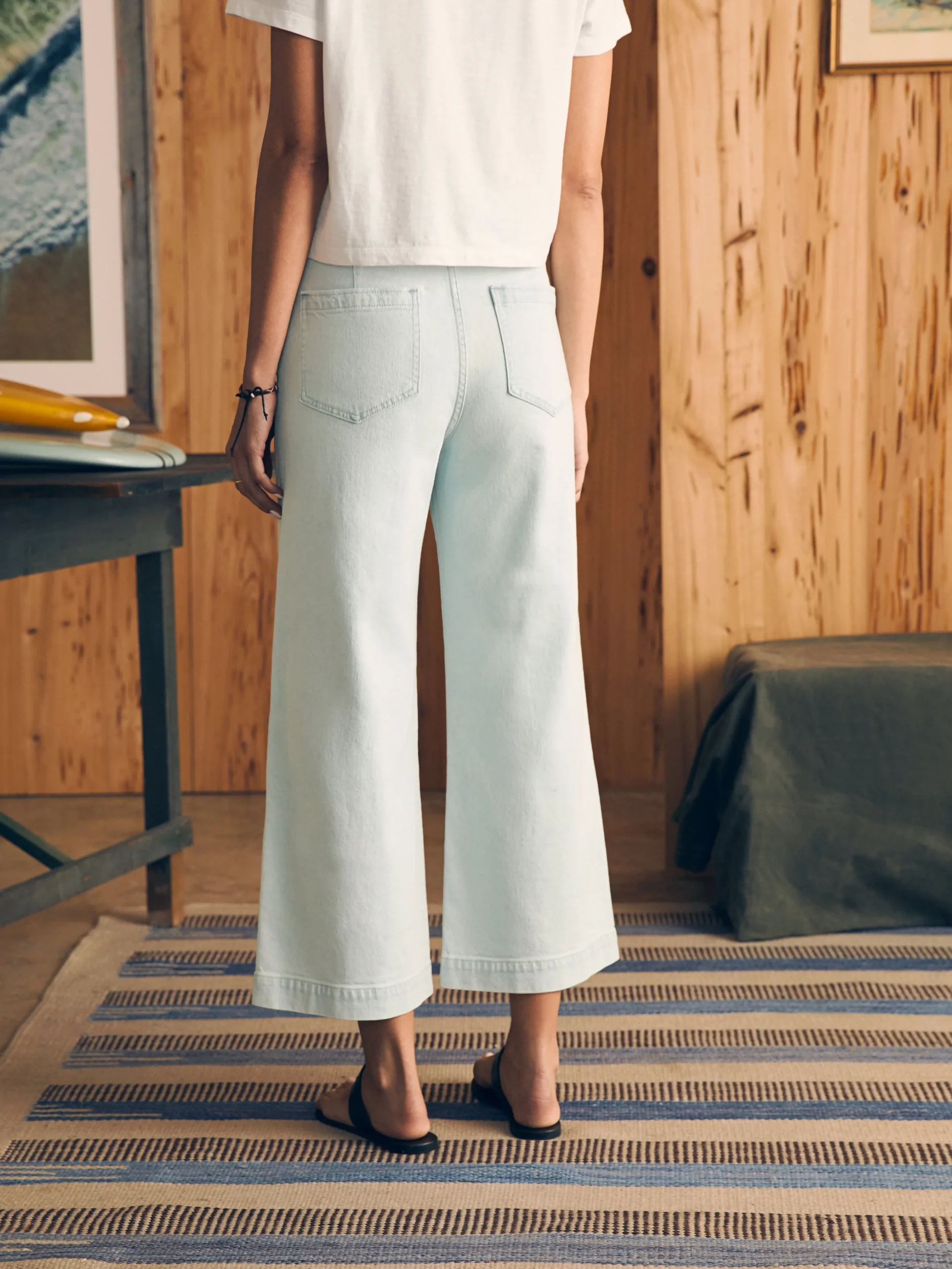 Harbor Crop Jean -*Faherty Brand Online