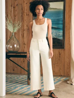 Harbor Crop Jean -*Faherty Brand Hot