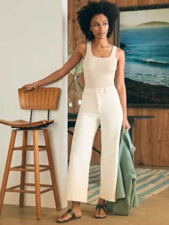 Harbor Crop Jean -*Faherty Brand Hot