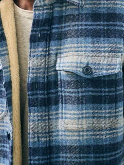 High Pile Fleece Lined Wool CPO -*Faherty Brand Discount